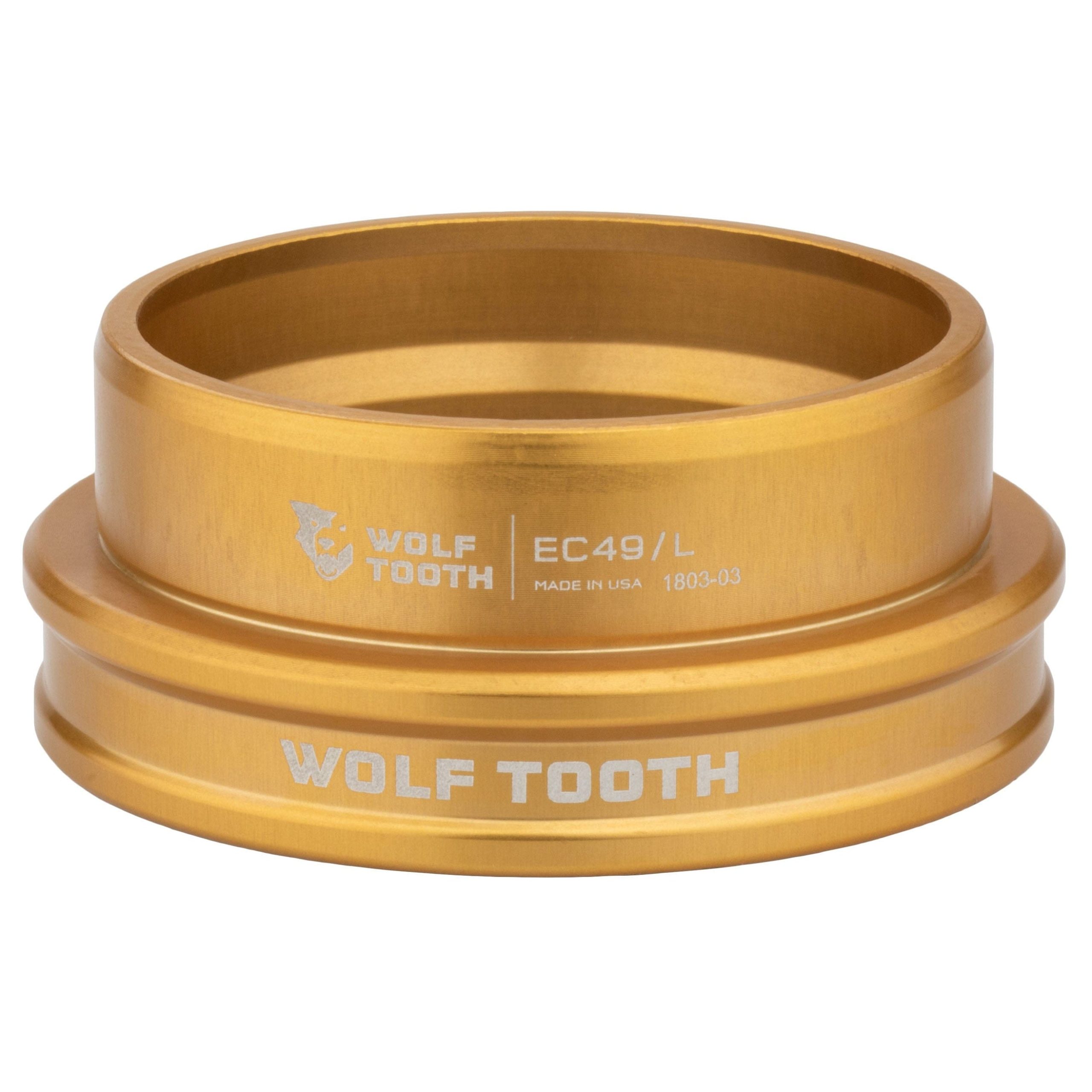 Wolf Tooth Premium Headset - EC49/40 Lower, Gold Stainless Steel Bearings