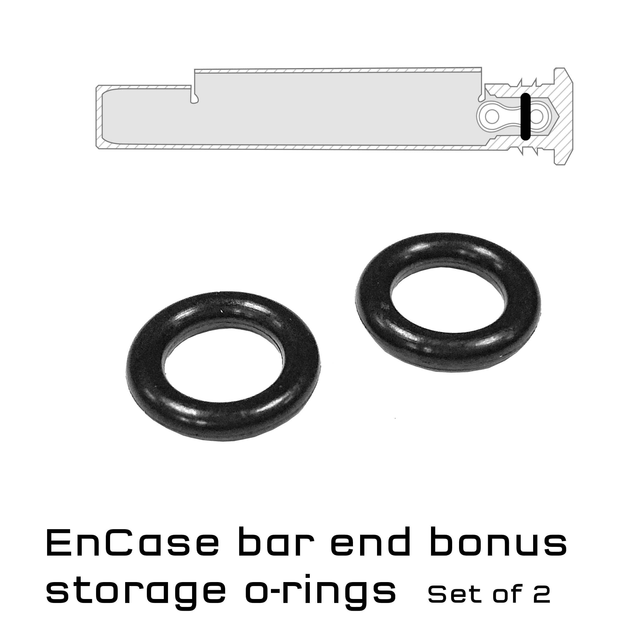 Wolf Tooth EnCase System BarEnd Bonus Storage O-Rings