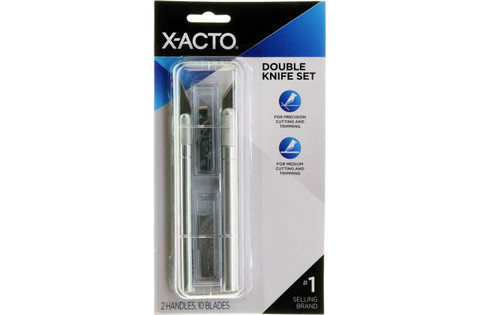 X-Acto X5262 Double Knife Set with Assortment of Blades