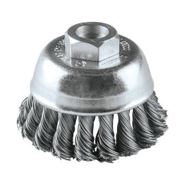Makita A-98457 2-3/4 Inch Knot Wire Cup Brush, Stainless, M10 x 1.25