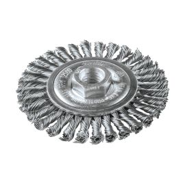 Makita A-98491 4 Inch Stringer Bead Twist Wire Wheel, Stainless, 5/8 Inch-11