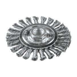 Makita A-98588 4 Inch Knot Cable Twist Wire Wheel, Stainless, 5/8 Inch-11