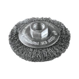 Makita A-98647 3-3/8 Inch Crimped Wire Bevel Brush, 5/8 Inch-11