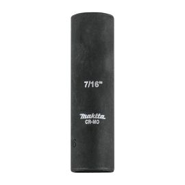 Makita A-99552 7/16 Inch Deep Well Impact Socket, 3/8 Inch Drive