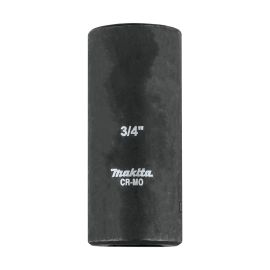 Makita A-99605 3/4 Inch Deep Well Impact Socket, 3/8 Inch Drive