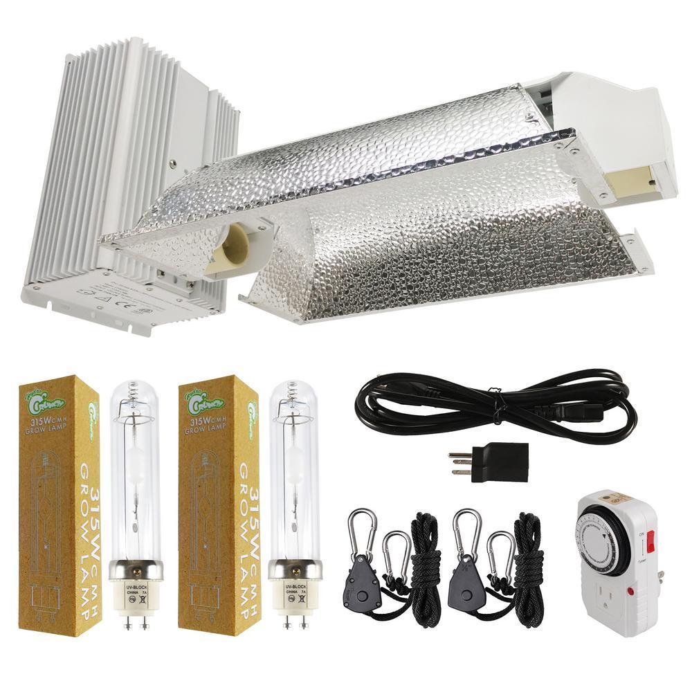 630-Watt CMH Enclosed Style Dual Lamp Grow Light System with Lamps