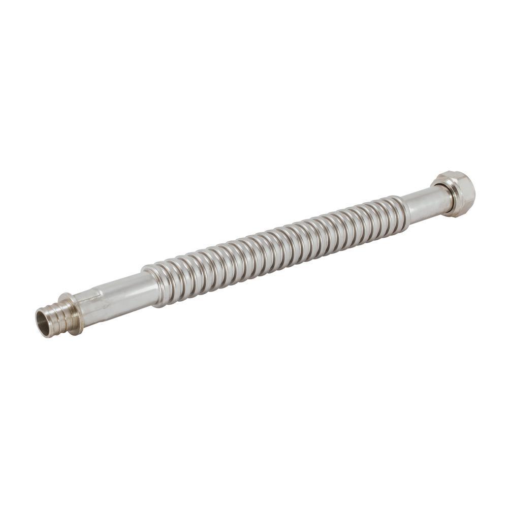 3/4 in. FIP x 3/4 in. Crimp PEX x 24 in. Corrugated Stainless Steel Water Heater Connector