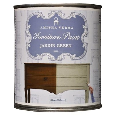 Chalk Finish Paint Jardin Green 1 Quart