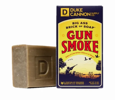 Big Ass Brick Of Soap, Gunsmoke, 10 Oz. Bar