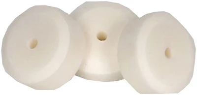 Salt Spool, White, Round, 2 In., 24-pk.