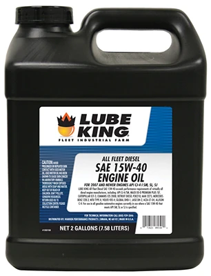 Fleet Oil 15w-40 Heavy Duty Diesel Engine Oil 2 Gallon Container