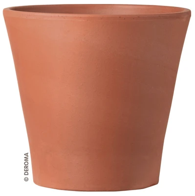 Cono Terra Cotta Clay Planter, 6 Inch Diameter