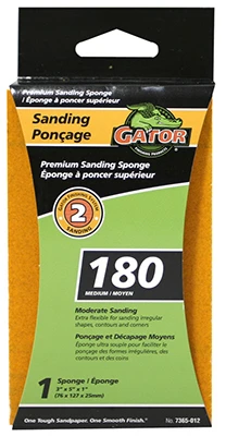 Ez123 Premium Medium Grit 180 Sanding Sponge 3 Inch By 5 Inch By 1 Inch