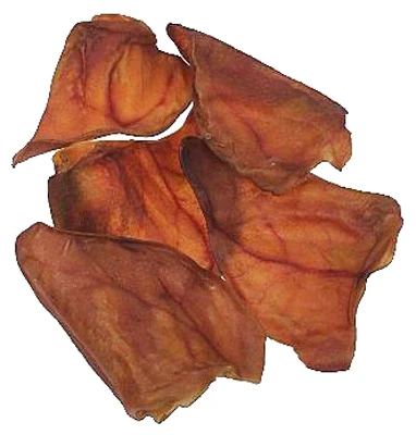 Premium Natural Pig Ears Dog Treats, Single Pack