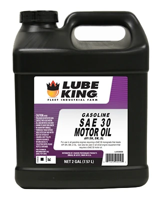 Gasoline Engine Motor Oil 30 Weight, 2 Gallon Container