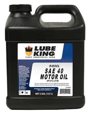 Diesel Engine Oil Sae 40 Weight, 2 Gallon Container