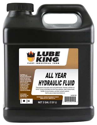 All Year Hydraulic Oil 2 Gallon Container High Performance Fluid