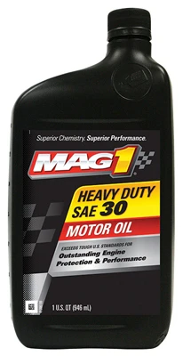 Heavy Duty 30 Weight Engine Oil, 1 Quart Bottle