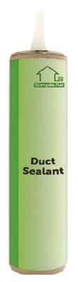 Duct Sealant, 10.5 Ounce Tube, Air Tight And Weather Resistant