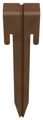 Edging Stakes, Bronze Steel, 10.5-in., 3-pk.