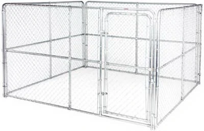 Dog Kennel System Gold Series, 10 Feet By 10 Feet By 6 Feet