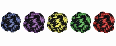 Nuts For Knots Dog Toy Woven Rope 2.5 Inch Width Durable Chew Toy