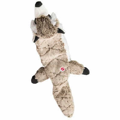 Skinneeez Extreme Quilted Raccoon Dog Toy, 23 Inch Length, Durable Plush Material