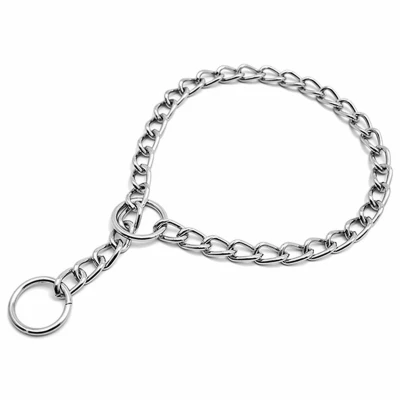 Heavy Weight Medium Dog Collar, 18 Inch Heavy Duty Chain Design