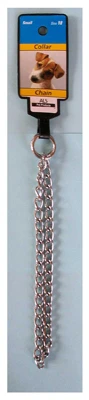 Medium Weight Small Dog Collar, 16 Inch Chain Link