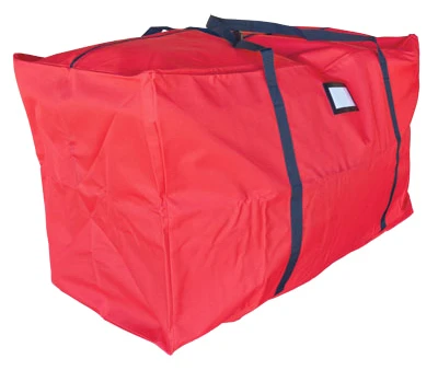 Holiday Storage Bag Multi-purpose Jumbo Size Red Polyester Durable