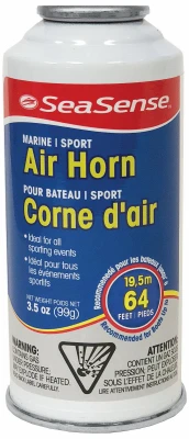 Marine Air Horn Refill Canister, 3.5 Ounce, High-pressure Replacement