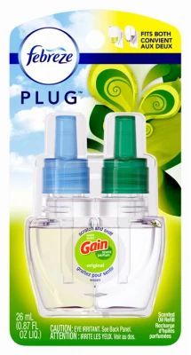 Gain Dual Scent Plug-in Air Freshener Refill, 0.879 Ounce