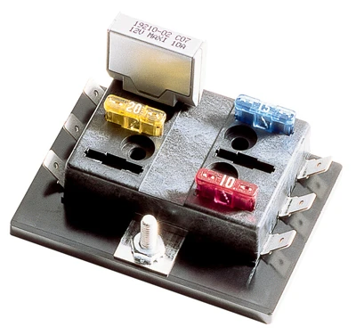 Atc Fuse Panel With Clear Cover, 32 Volt Capacity