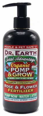 Total Advantage Organic Pump And Grow Rose And Flower Fertilizer, 16 Ounce Bottle