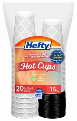 Hot Cups, 16-oz., 20-ct.