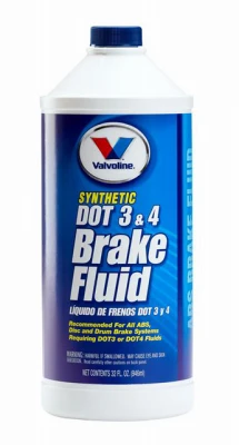 32 Ounce Dot 3 And Dot 4 Brake Fluid For Automotive Use