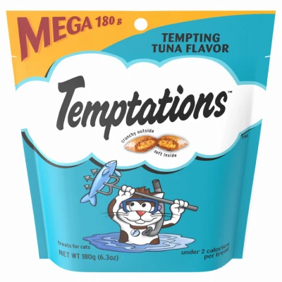Cat Treats Tempting Tuna Flavor 6.35 Ounce Package