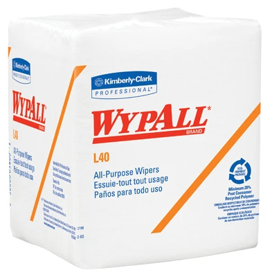 L40 All-purpose Wipes, White, 56-ct., 18-pk.