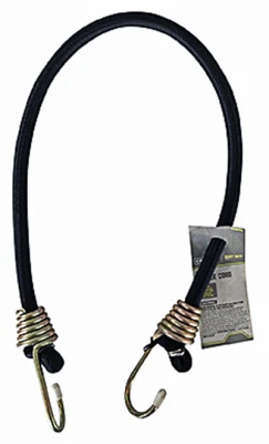 Heavy-duty Black Bungee Cord 24 Inches Length