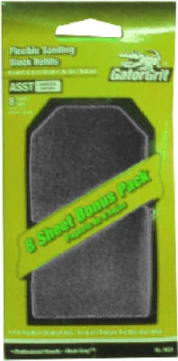 Drywall Hook & Loop Sanding Block Refill Sheets, 8-pk.