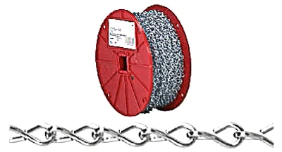 #10 Single Jack Chain, 100 Feet, Steel Blu-krome, Wll 43 Lb Sold By The Foot