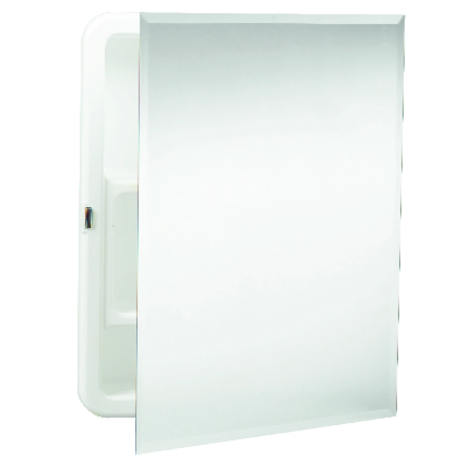 Medicine Cabinet With Swing Door And Frameless Mirror, 16 Inches By 20 Inches