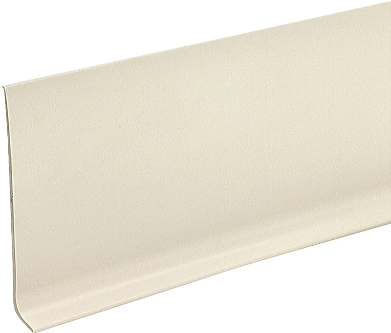 4 Inch By 4 Foot Almond Vinyl Wall Base Molding