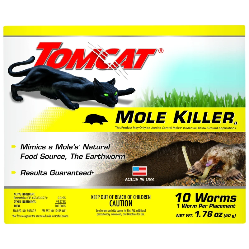 Worm-shaped Mole Killer, 10-pk.
