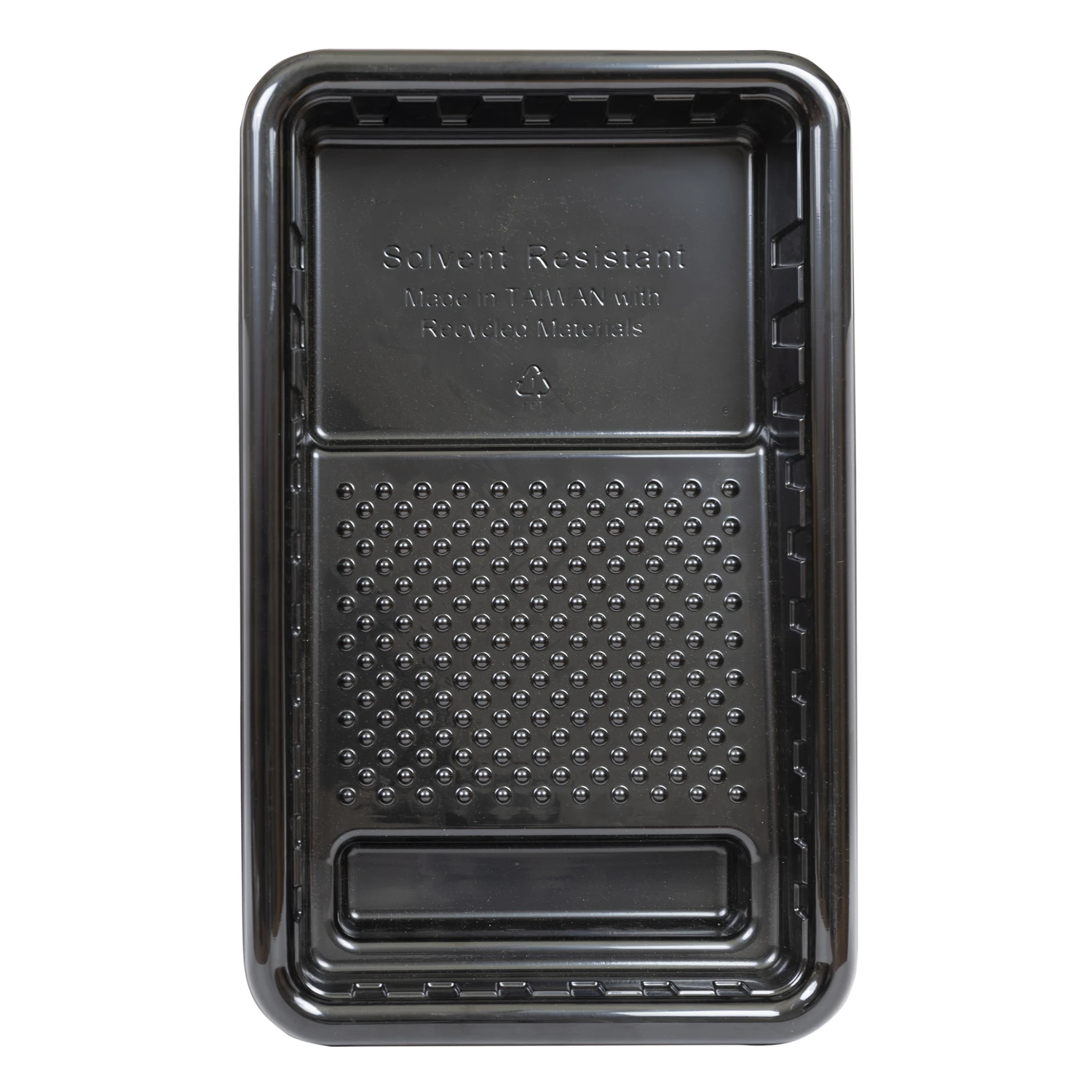 7 In. Black Plastic Mini Roller Paint Tray - Durable And Disposable