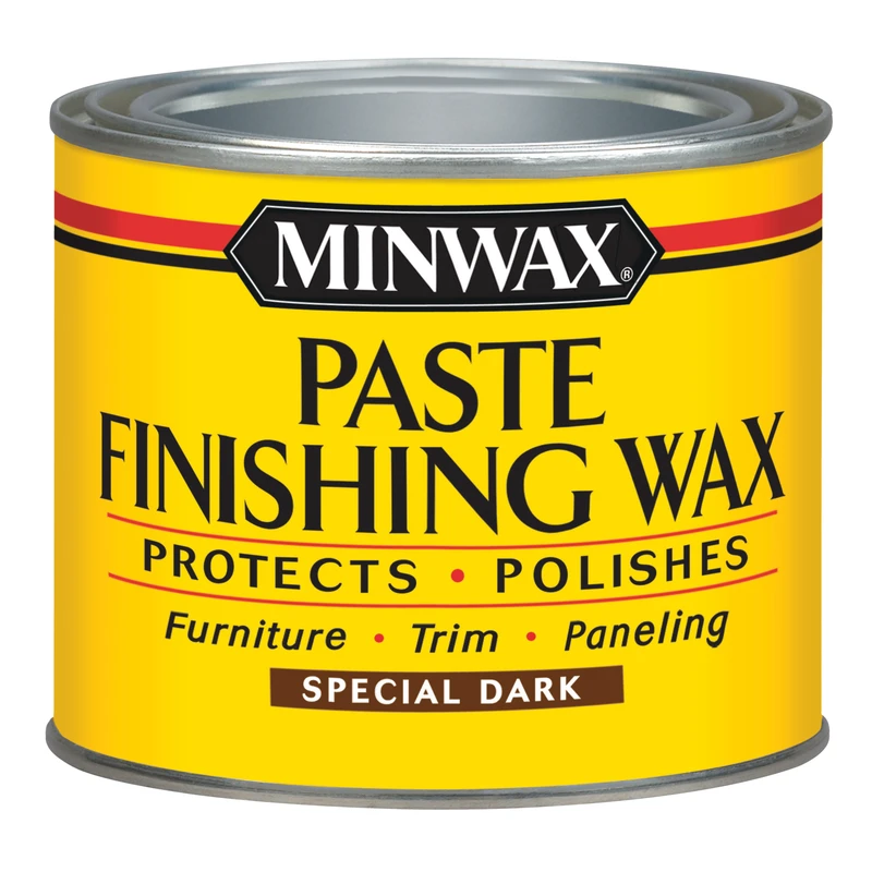 Dark Paste Finishing Wax, 1 Pound Container For Wood Surfaces
