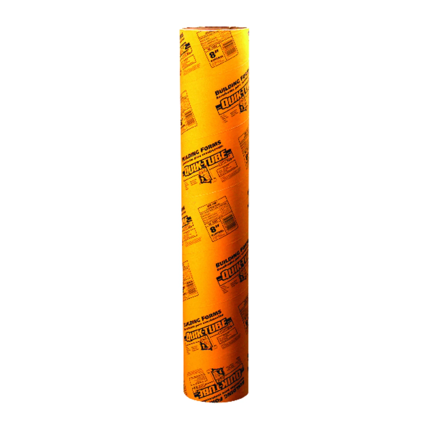 Quiktube Concrete Forming Tube 8 Inch Diameter By 4 Foot Length