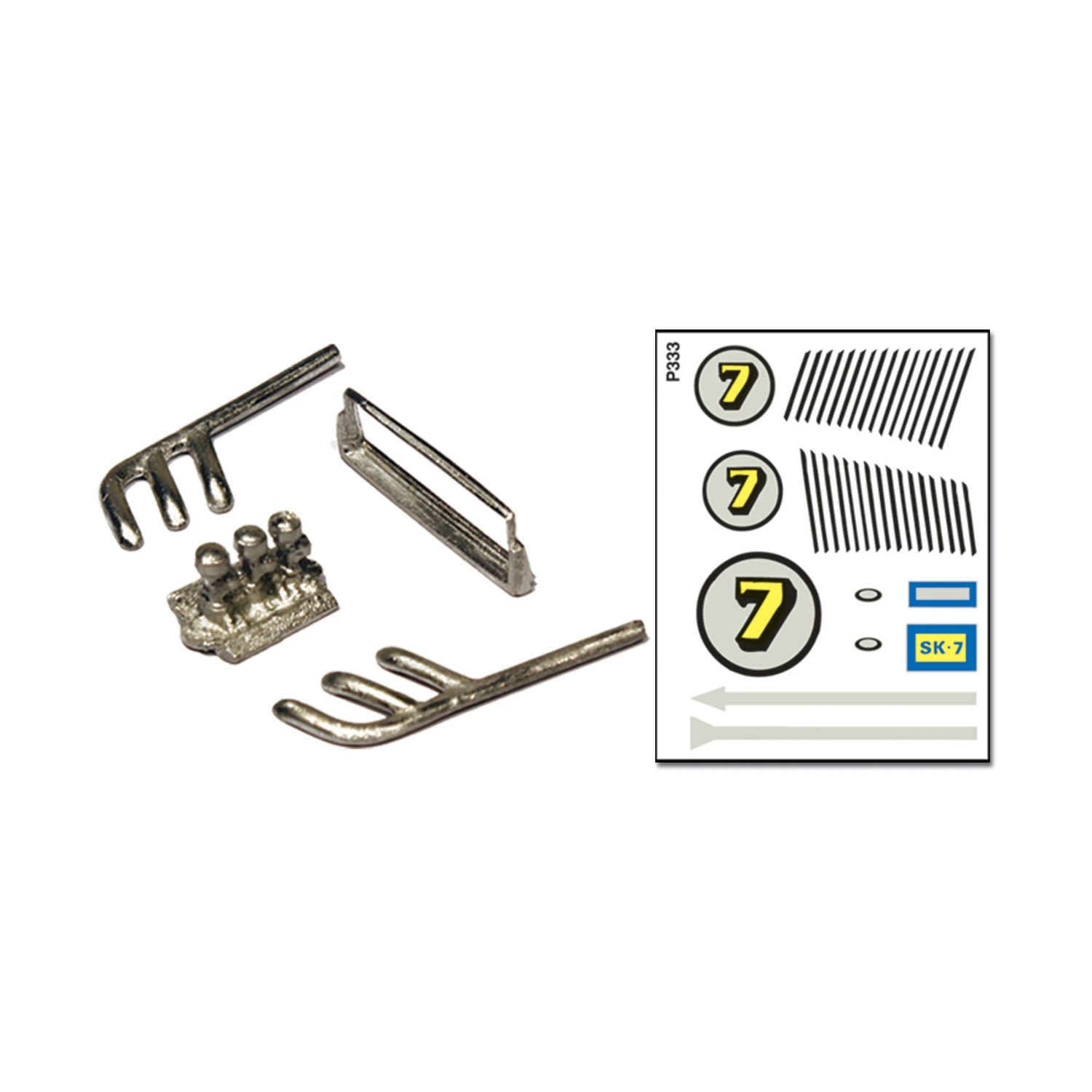 Custom Parts With Decals For Street Rod Model P333