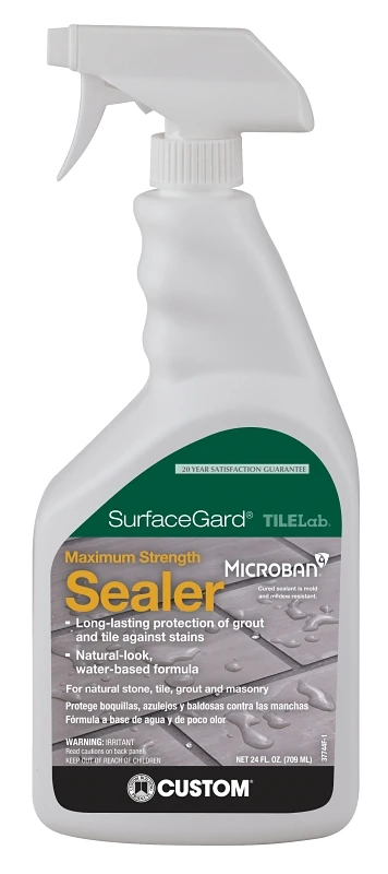 Surfacegard Stone And Tile Sealer, 24 Ounce Spray Bottle For Protective Coating