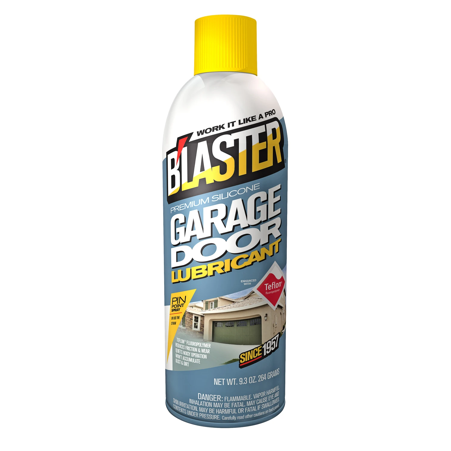 Garage Door Lubricant Spray, 9.3 Ounce Can For Smooth Operation
